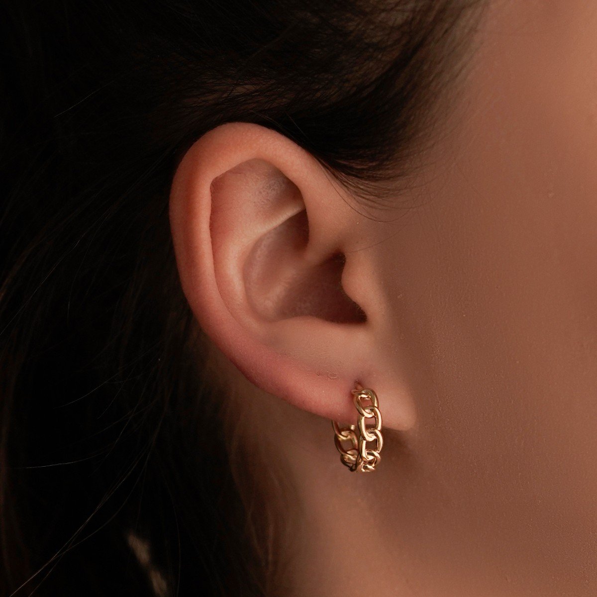 Trio de argolas de clic